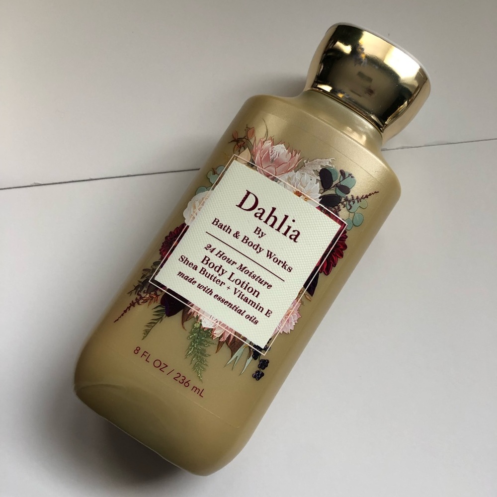 Dahlia body lotion by Bath & Body Works